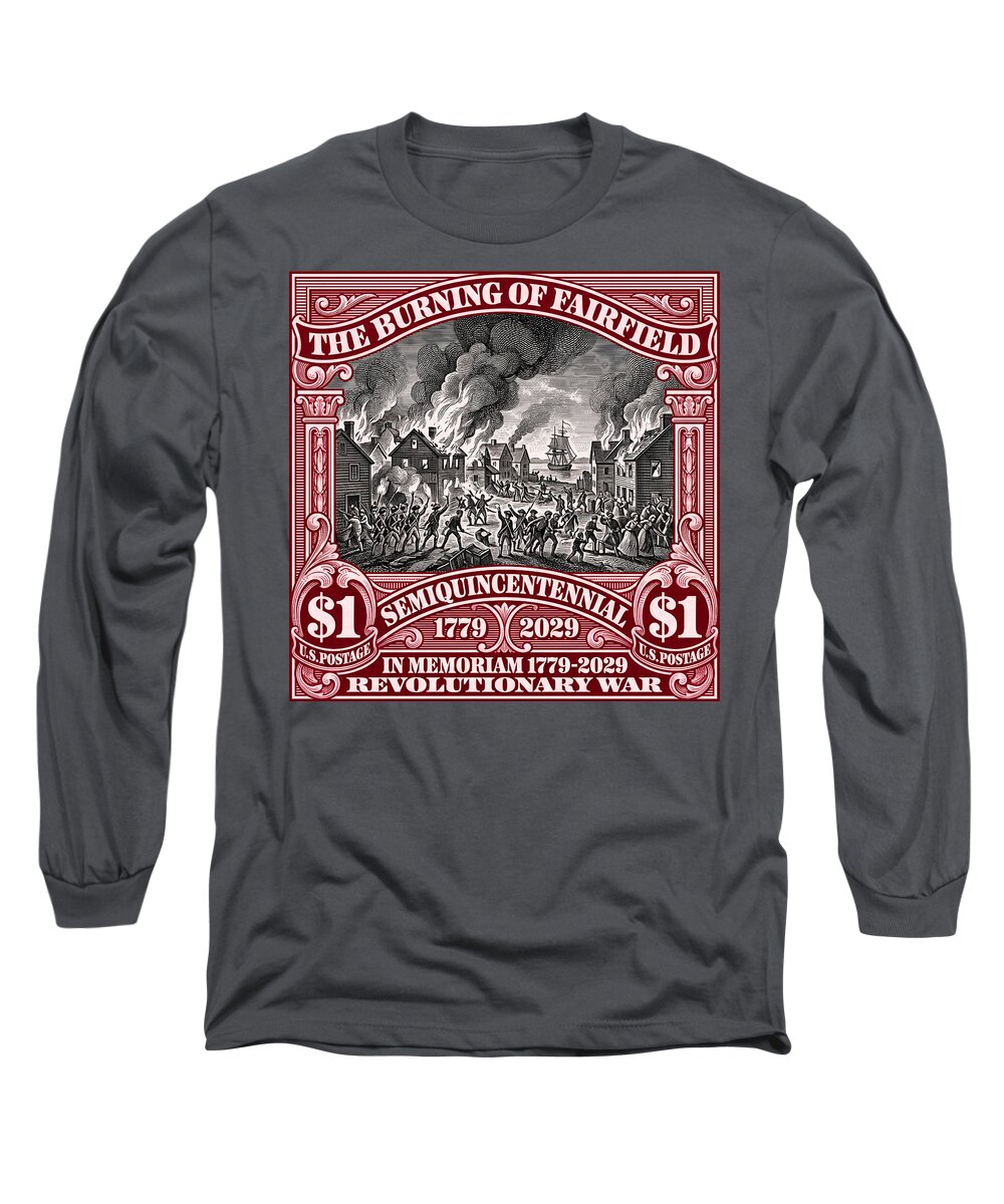 Burning of Fairfield $1 - Long Sleeve T-Shirt