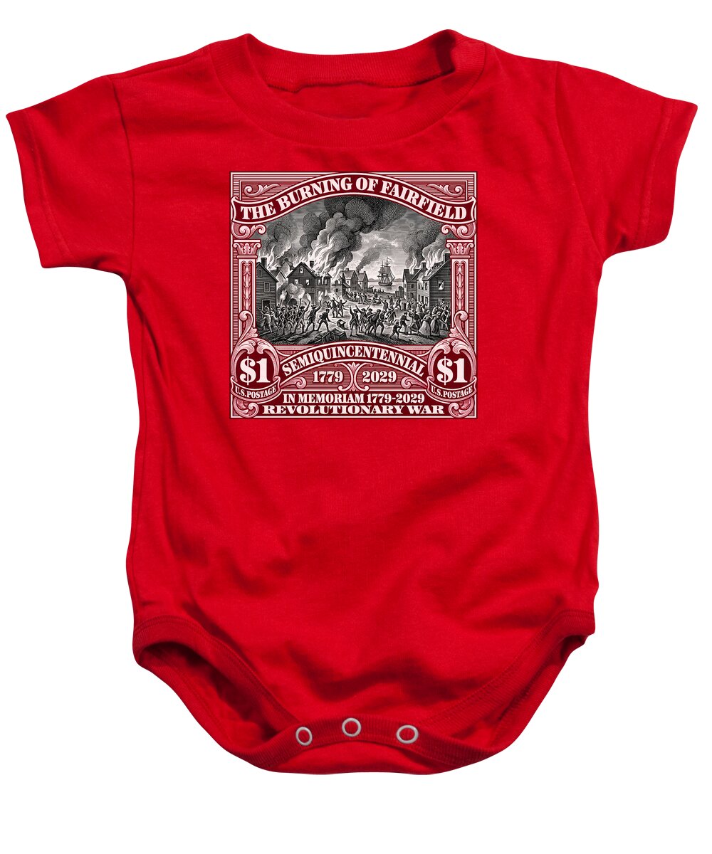 Burning of Fairfield $1 - Baby One-Piece