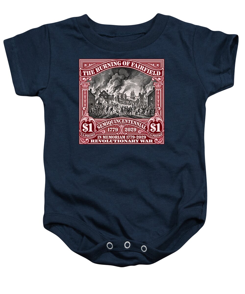Burning of Fairfield $1 - Baby One-Piece