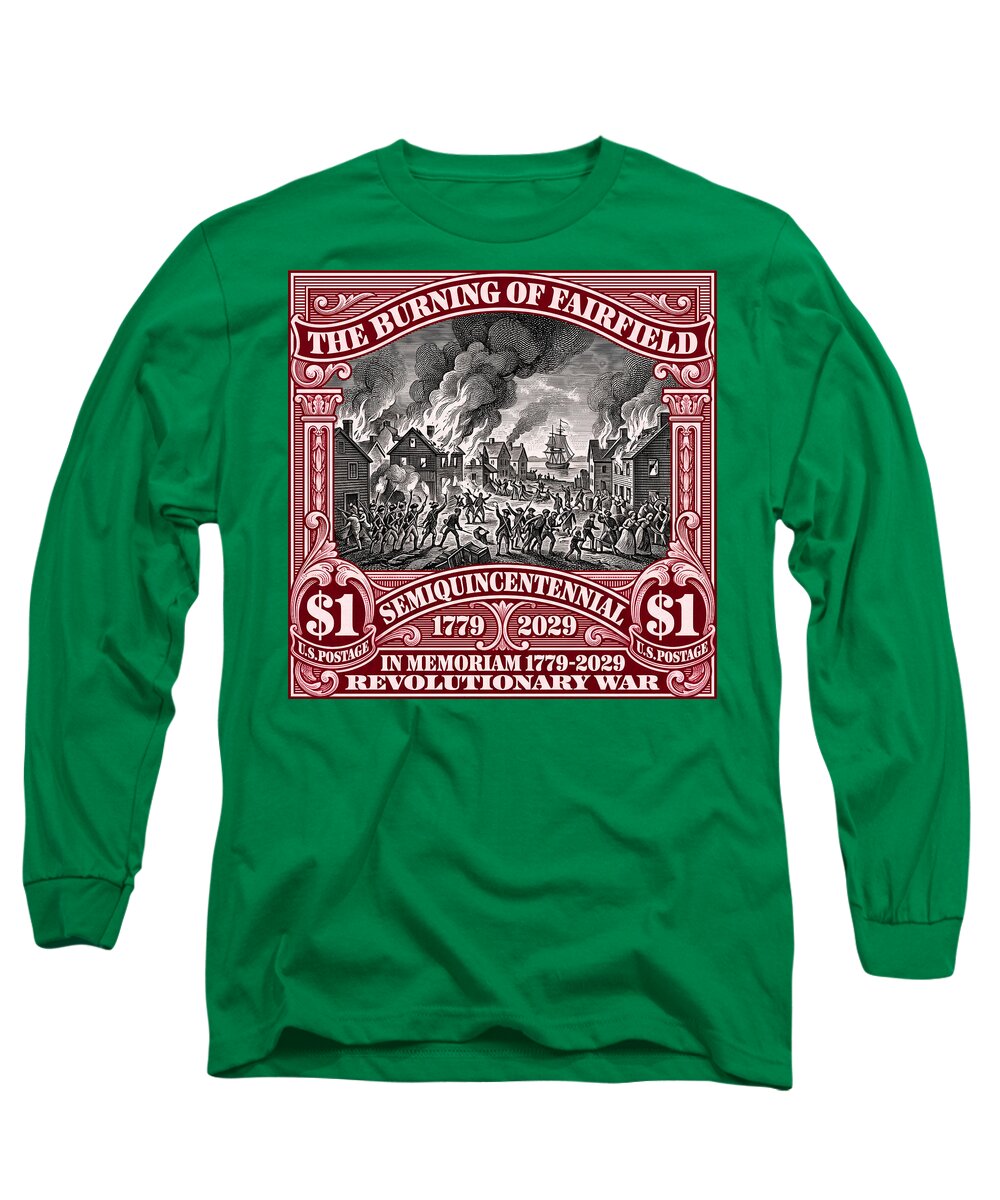 Burning of Fairfield $1 - Long Sleeve T-Shirt