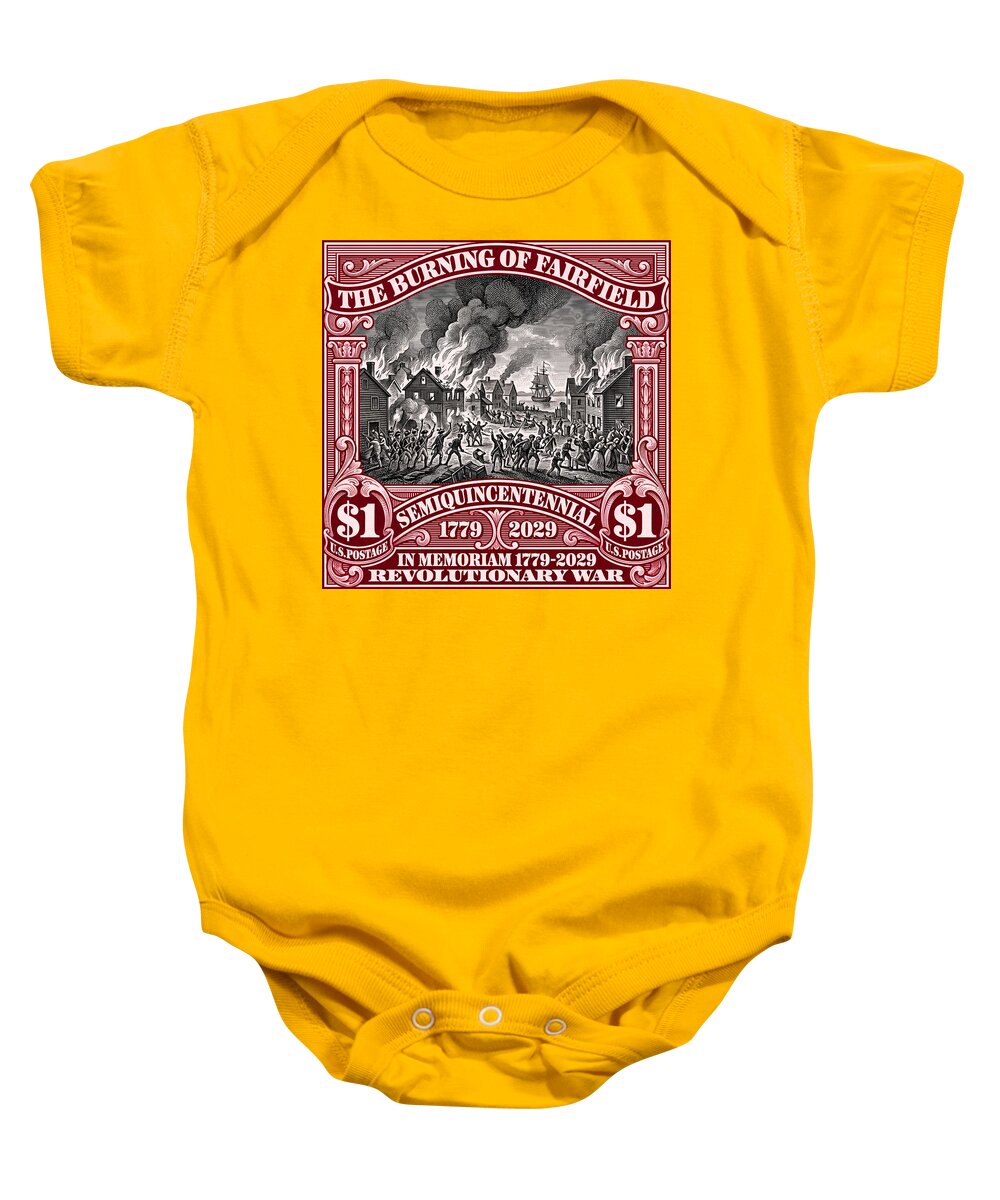 Burning of Fairfield $1 - Baby One-Piece