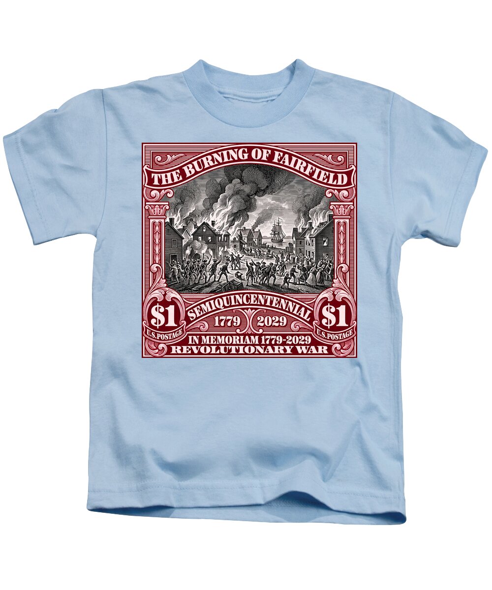 Burning of Fairfield $1 - Kids T-Shirt