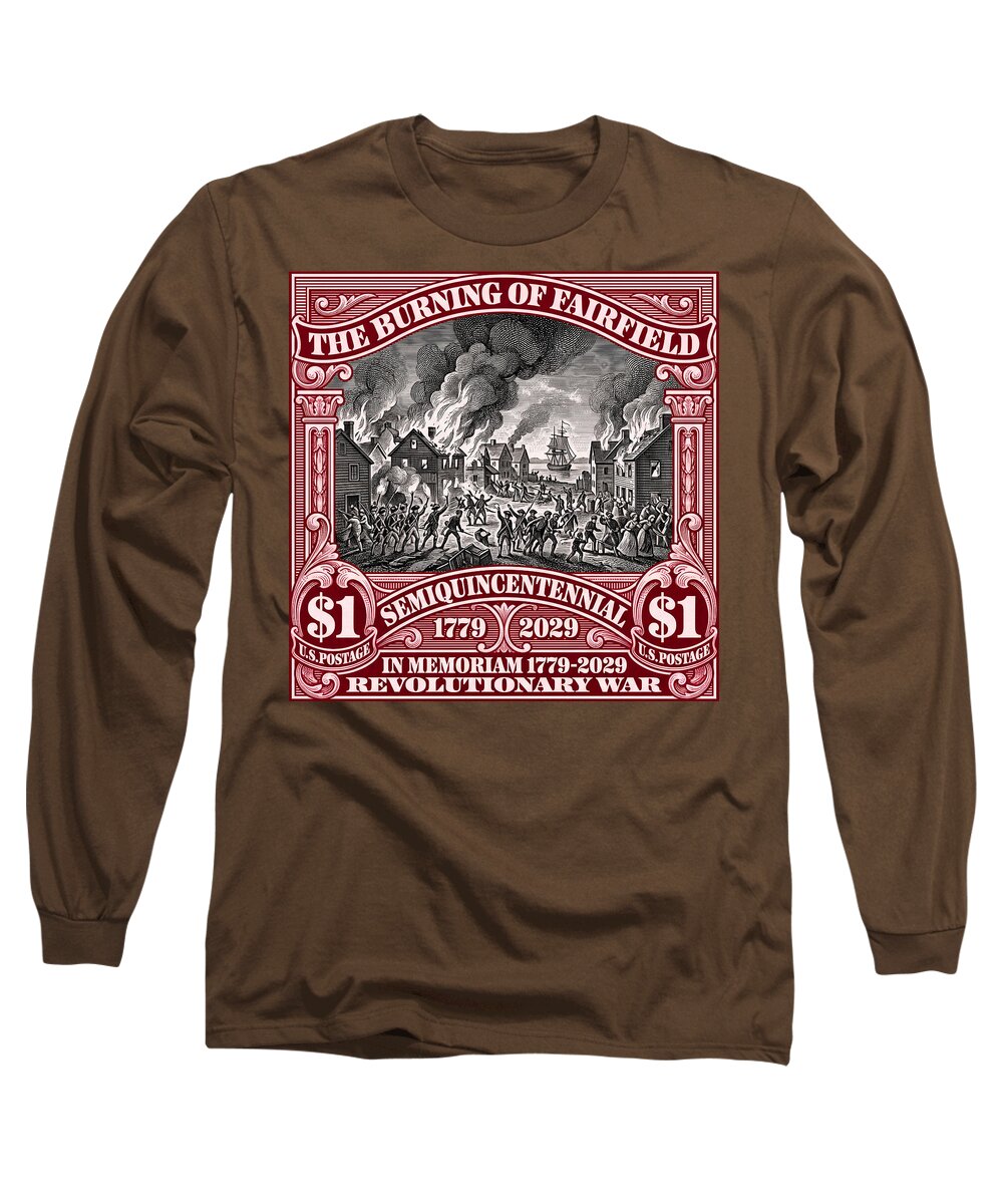 Burning of Fairfield $1 - Long Sleeve T-Shirt