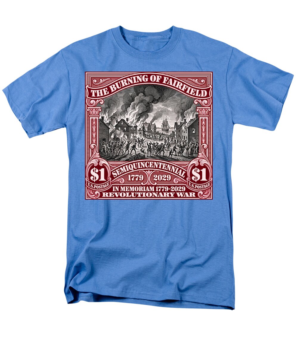 Burning of Fairfield $1 - Men's T-Shirt  (Regular Fit)