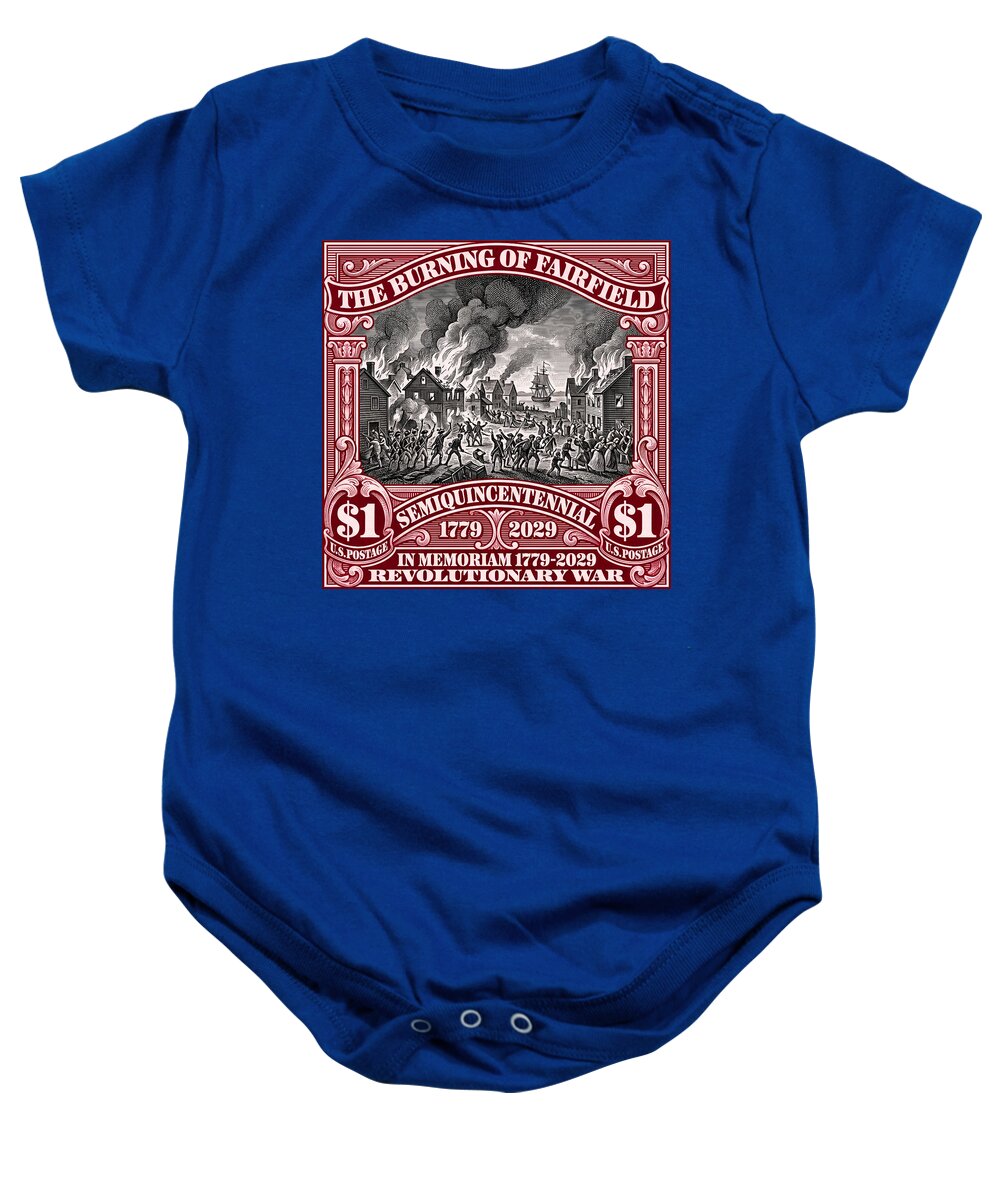 Burning of Fairfield $1 - Baby One-Piece