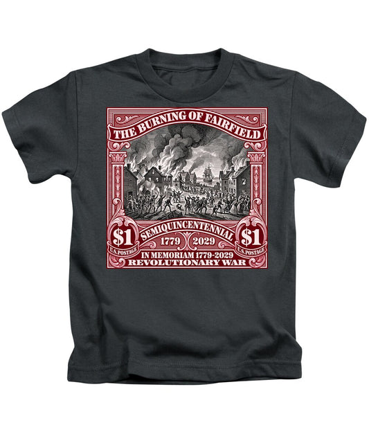 Burning of Fairfield $1 - Kids T-Shirt