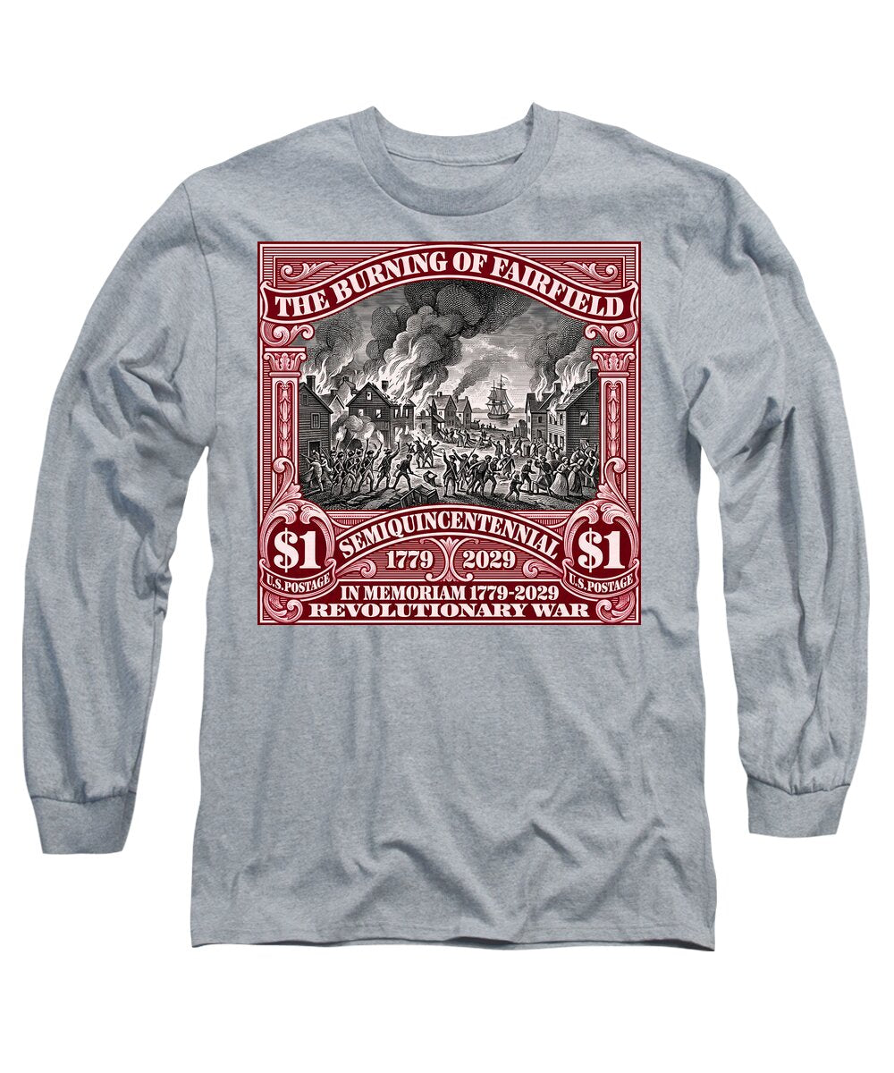 Burning of Fairfield $1 - Long Sleeve T-Shirt