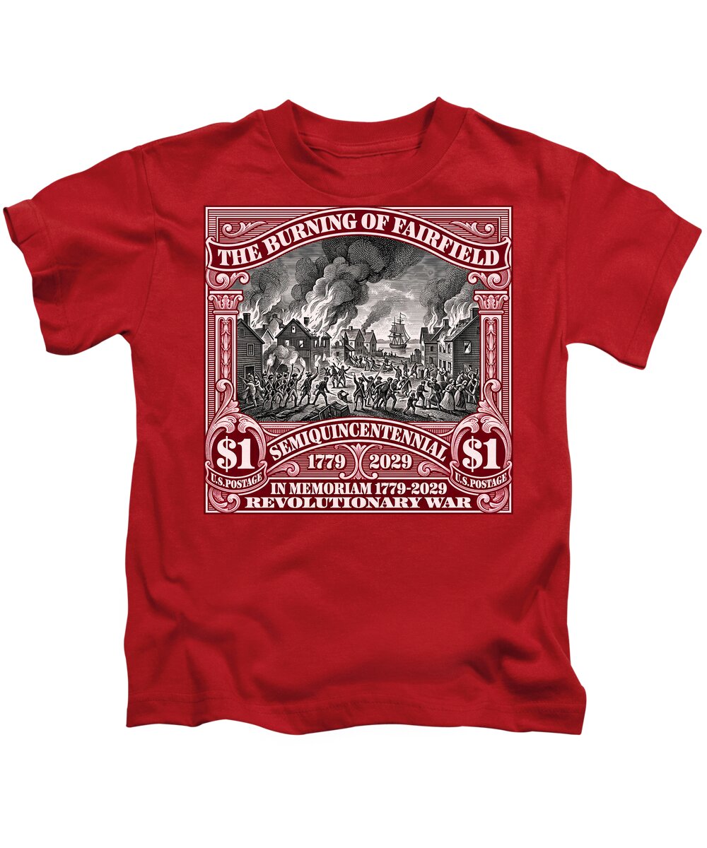 Burning of Fairfield $1 - Kids T-Shirt