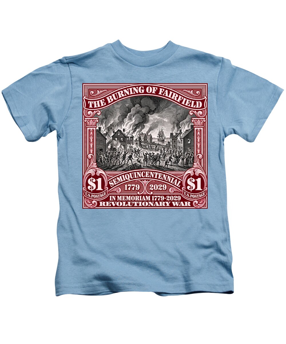 Burning of Fairfield $1 - Kids T-Shirt