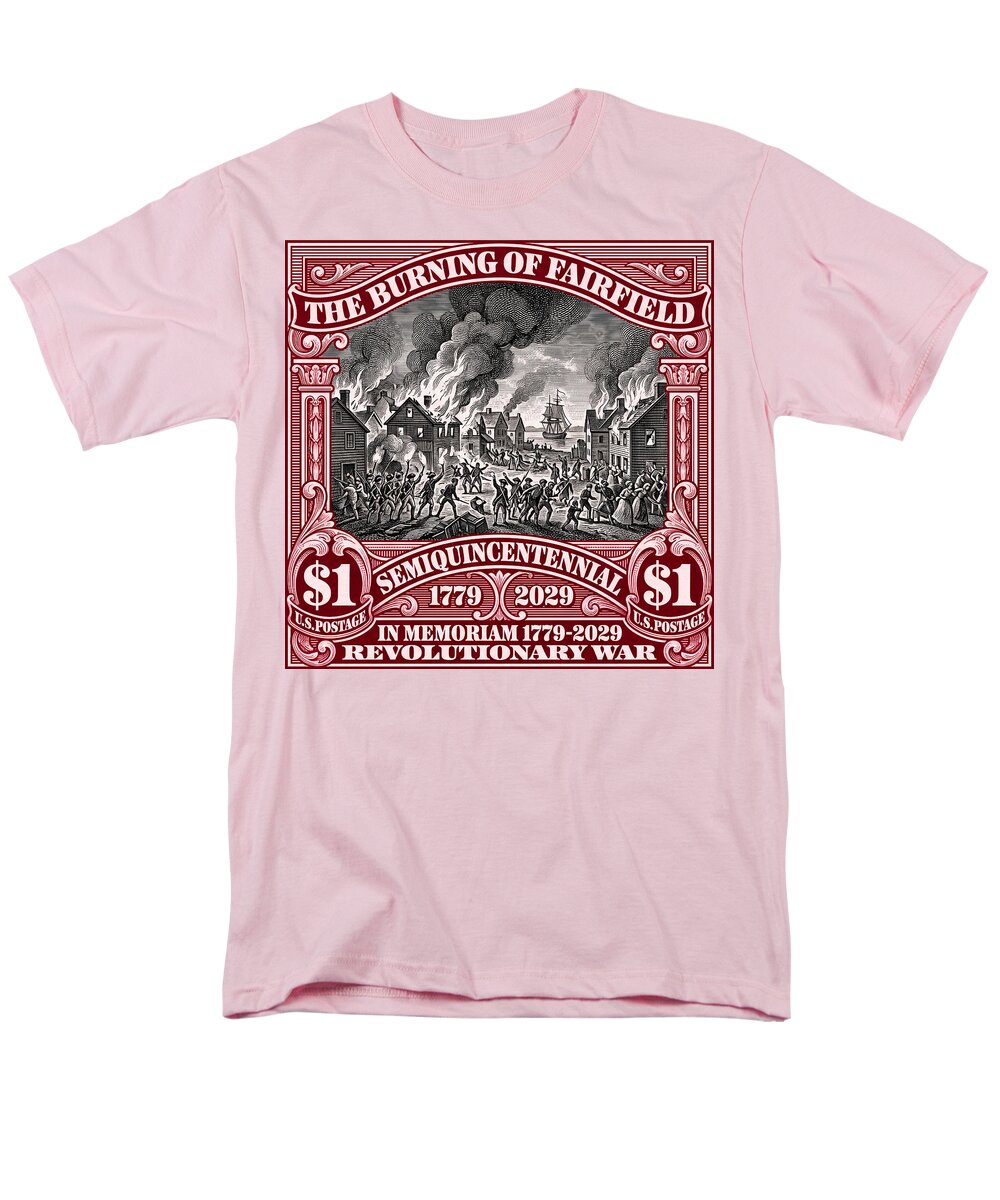 Burning of Fairfield $1 - Men's T-Shirt  (Regular Fit)