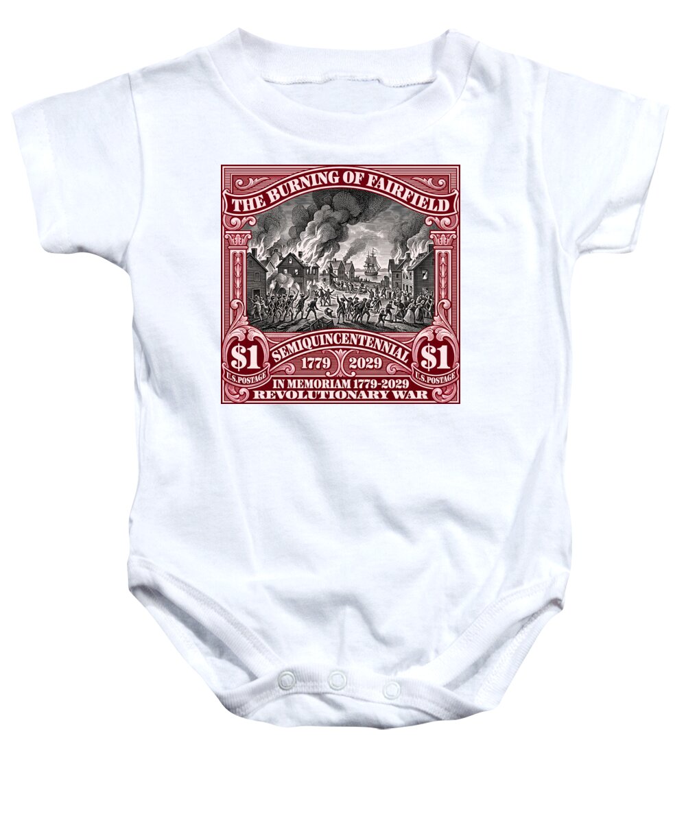 Burning of Fairfield $1 - Baby One-Piece