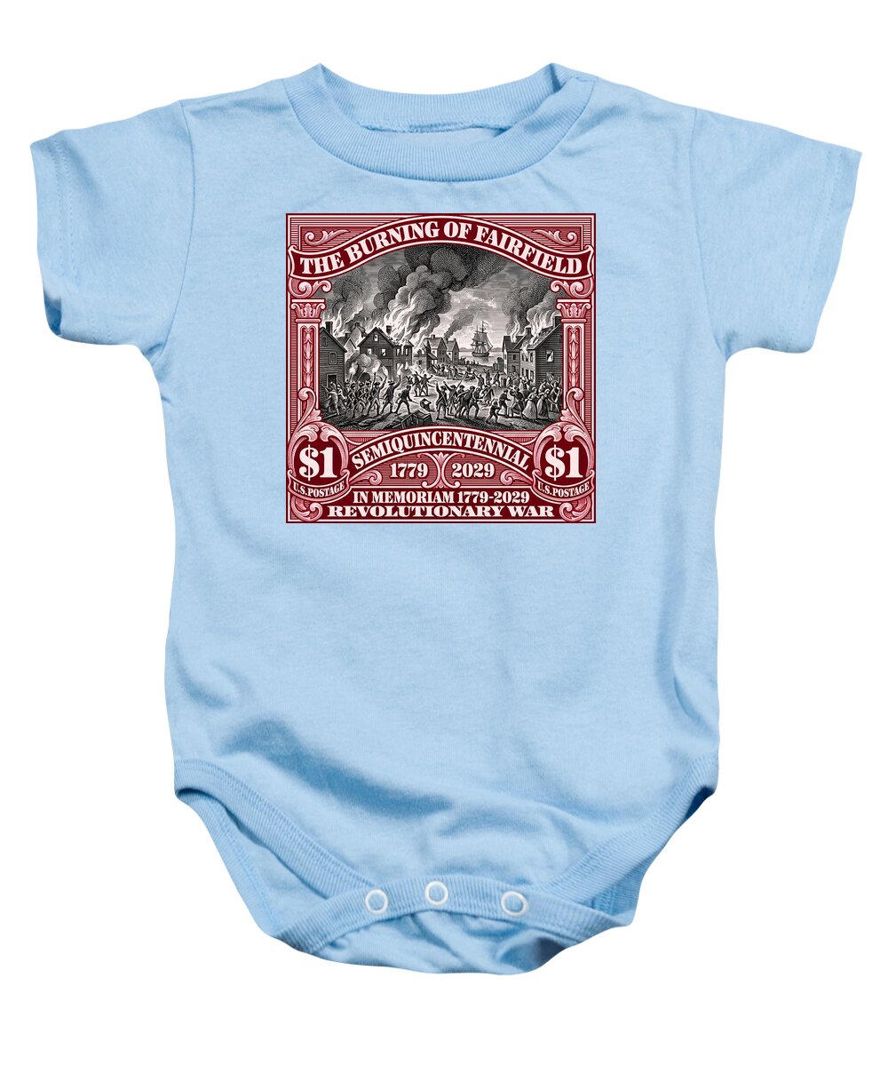 Burning of Fairfield $1 - Baby One-Piece