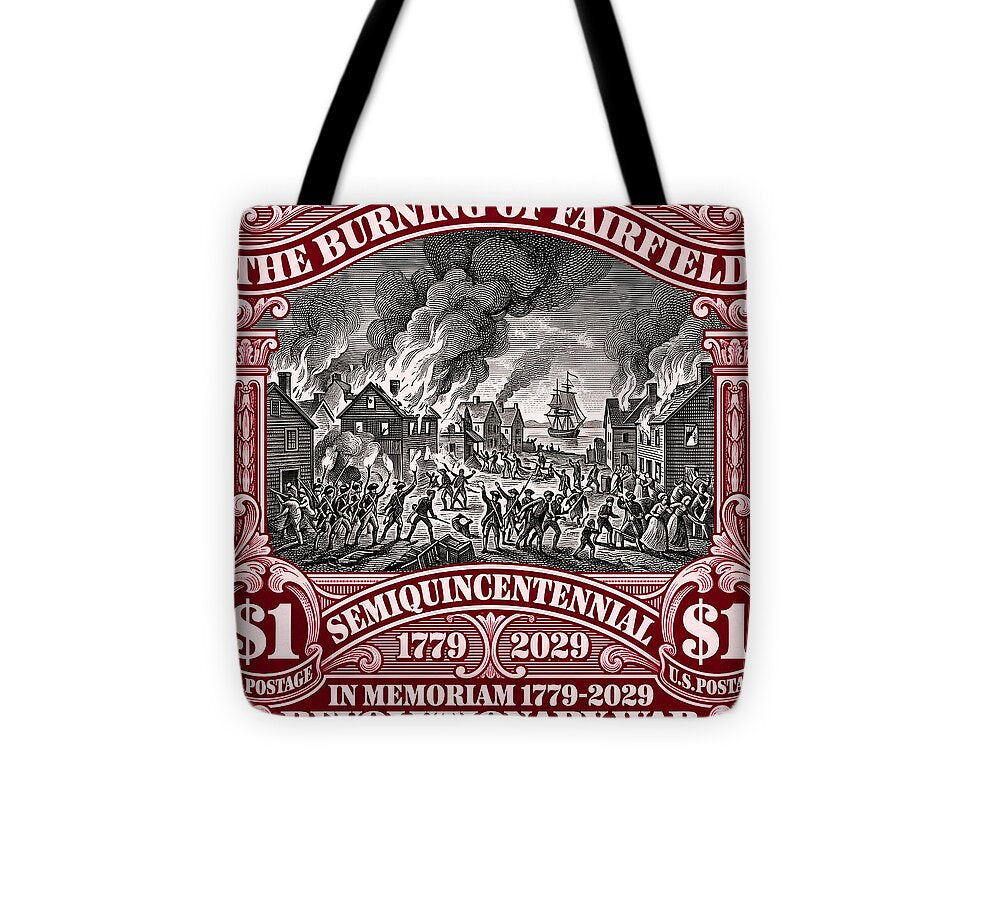 Burning of Fairfield $1 - Tote Bag