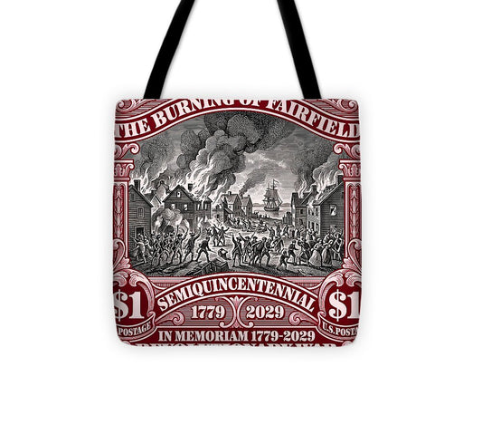 Burning of Fairfield $1 - Tote Bag