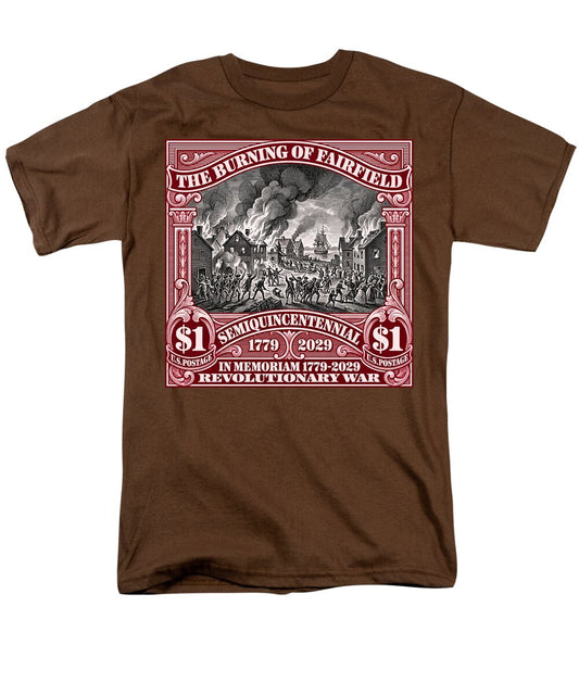 Burning of Fairfield $1 - Men's T-Shirt  (Regular Fit)