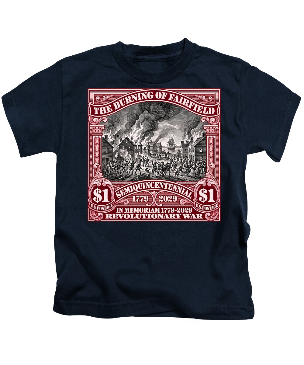 Burning of Fairfield $1 - Kids T-Shirt