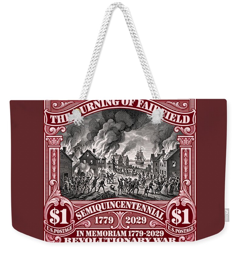 Burning of Fairfield $1 - Weekender Tote Bag