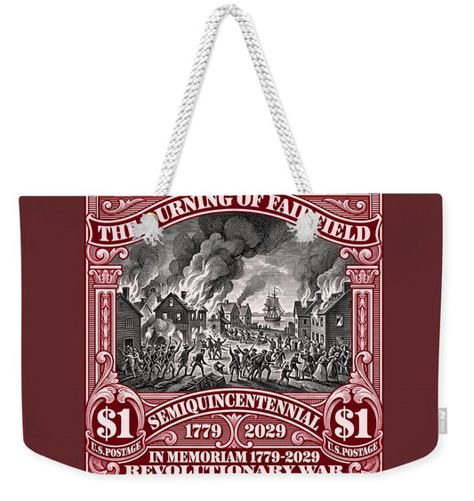 Burning of Fairfield $1 - Weekender Tote Bag