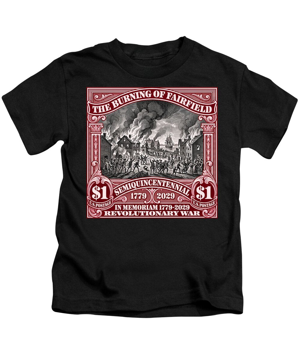 Burning of Fairfield $1 - Kids T-Shirt