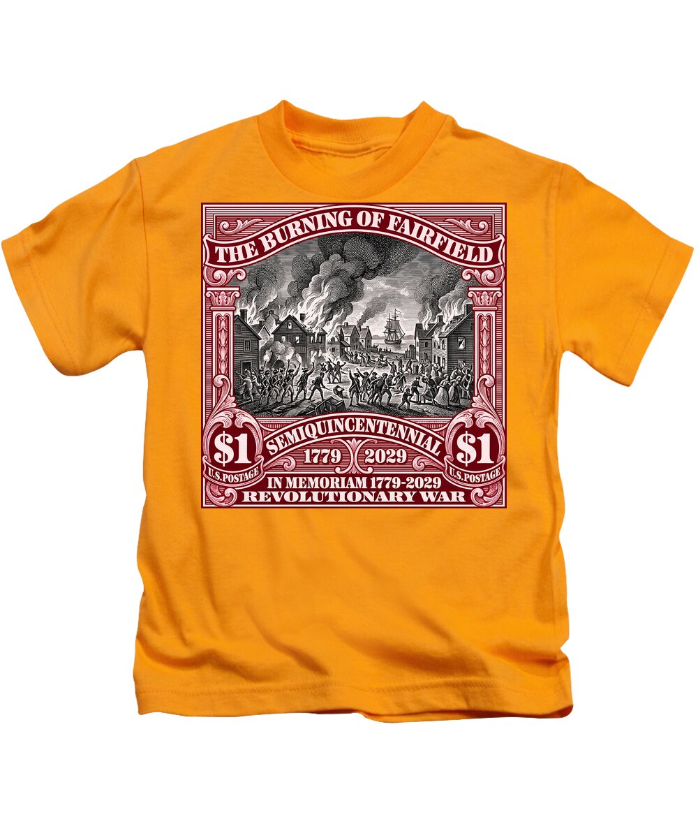 Burning of Fairfield $1 - Kids T-Shirt