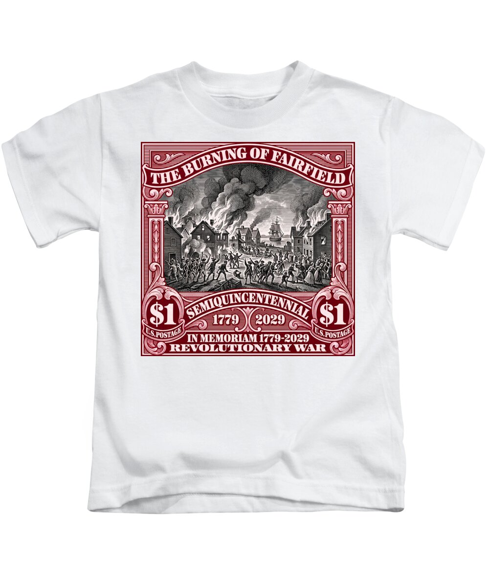 Burning of Fairfield $1 - Kids T-Shirt