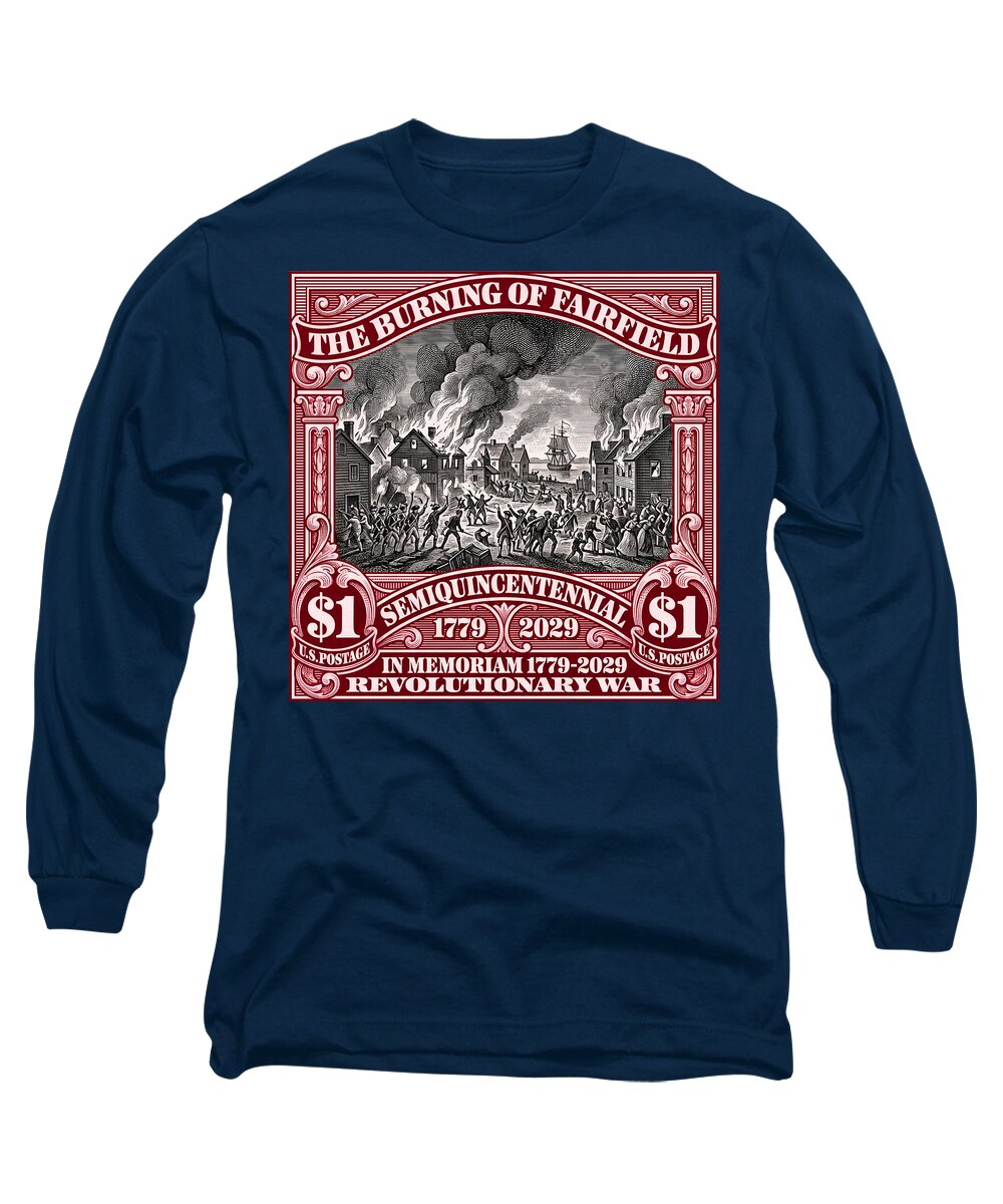Burning of Fairfield $1 - Long Sleeve T-Shirt