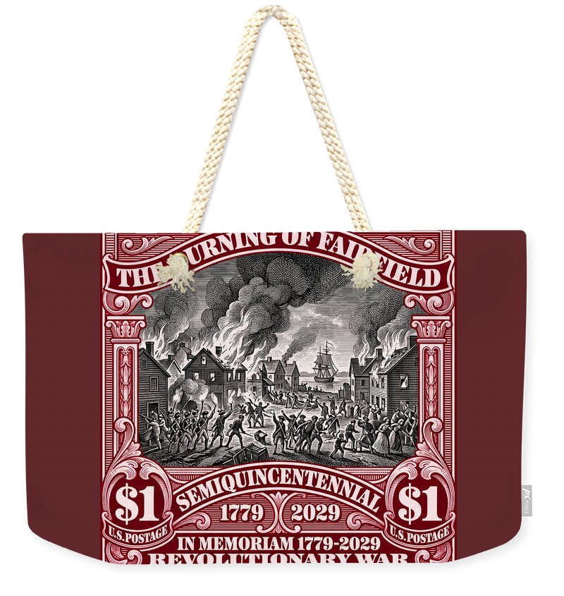 Burning of Fairfield $1 - Weekender Tote Bag