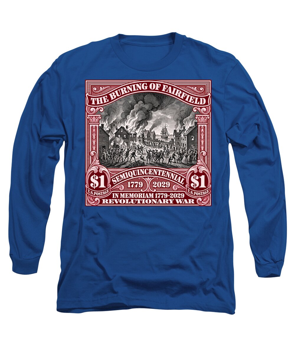 Burning of Fairfield $1 - Long Sleeve T-Shirt