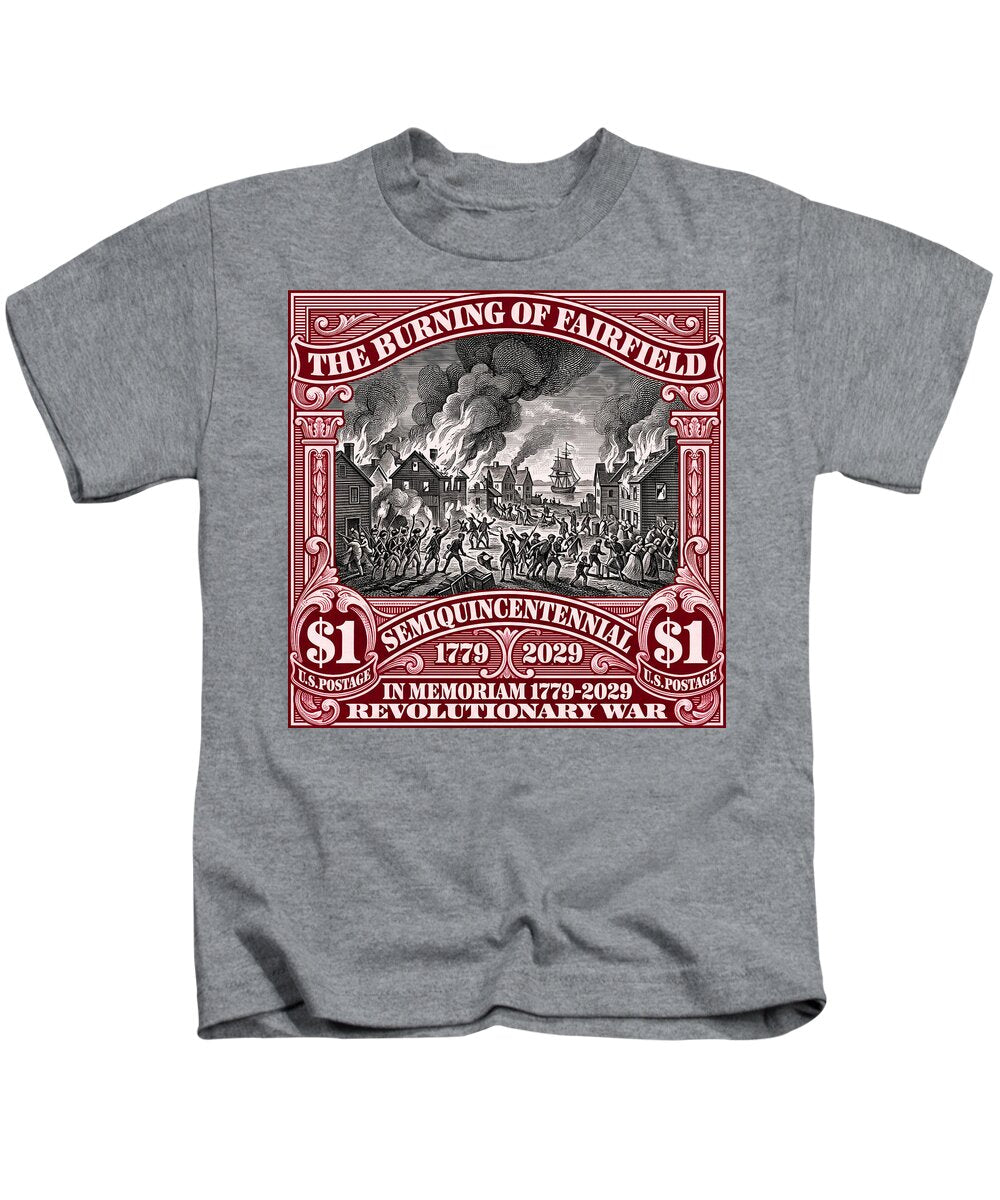 Burning of Fairfield $1 - Kids T-Shirt