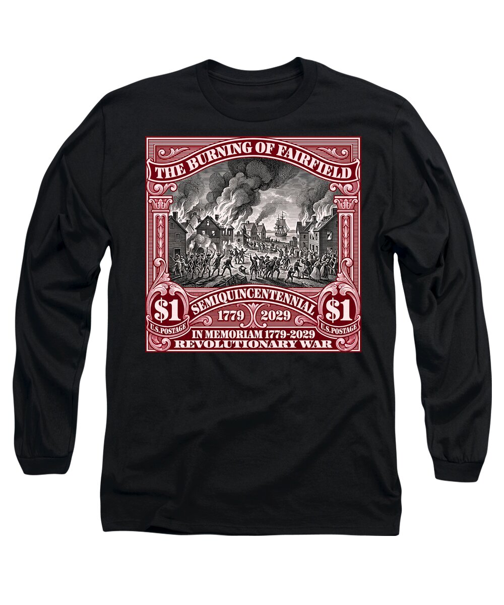 Burning of Fairfield $1 - Long Sleeve T-Shirt
