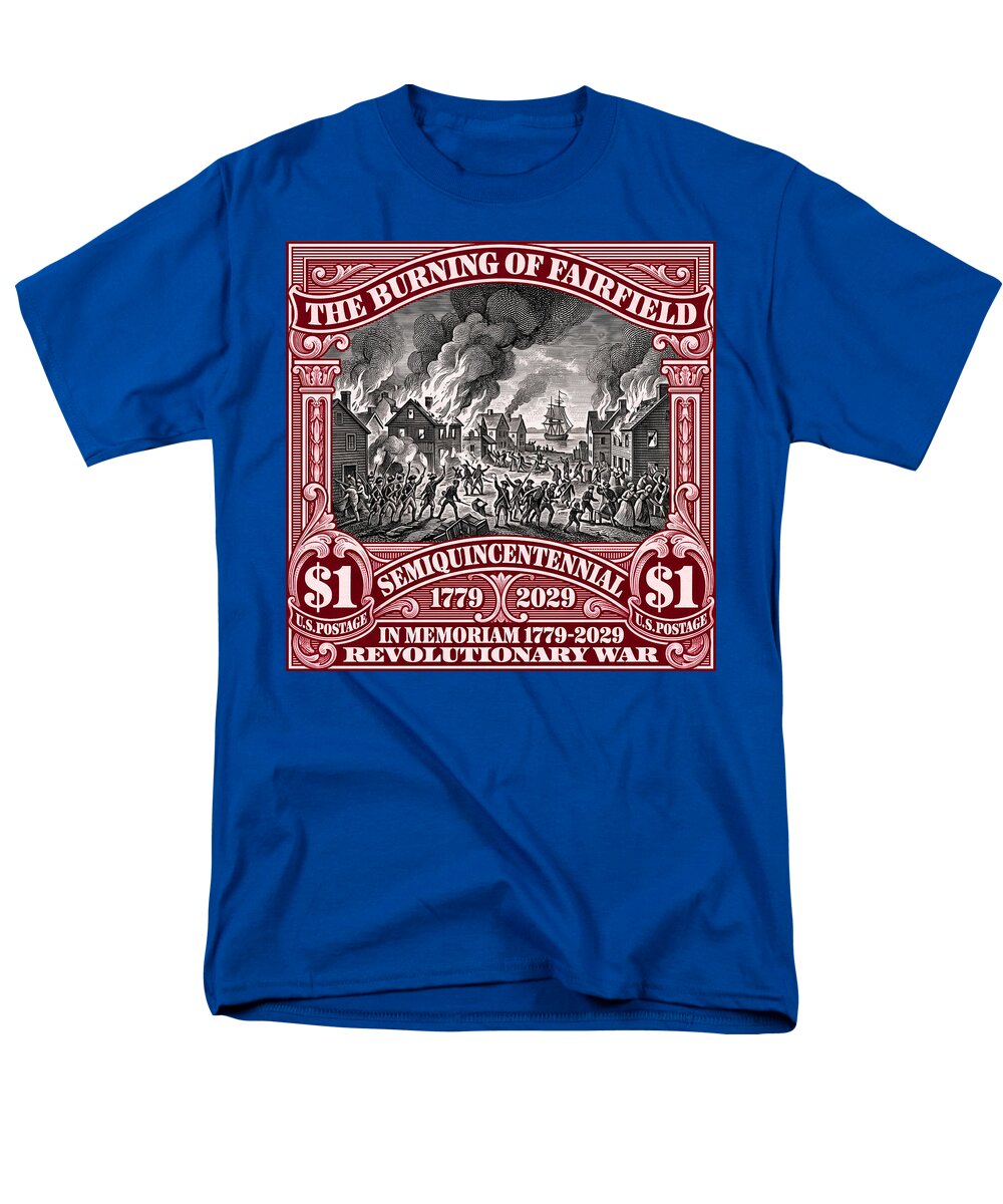 Burning of Fairfield $1 - Men's T-Shirt  (Regular Fit)