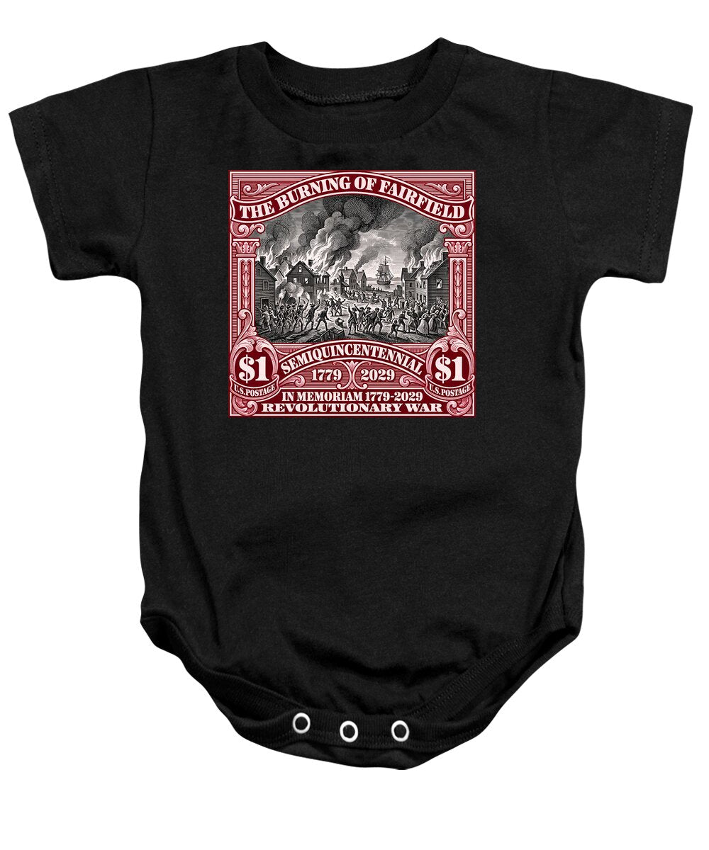 Burning of Fairfield $1 - Baby One-Piece