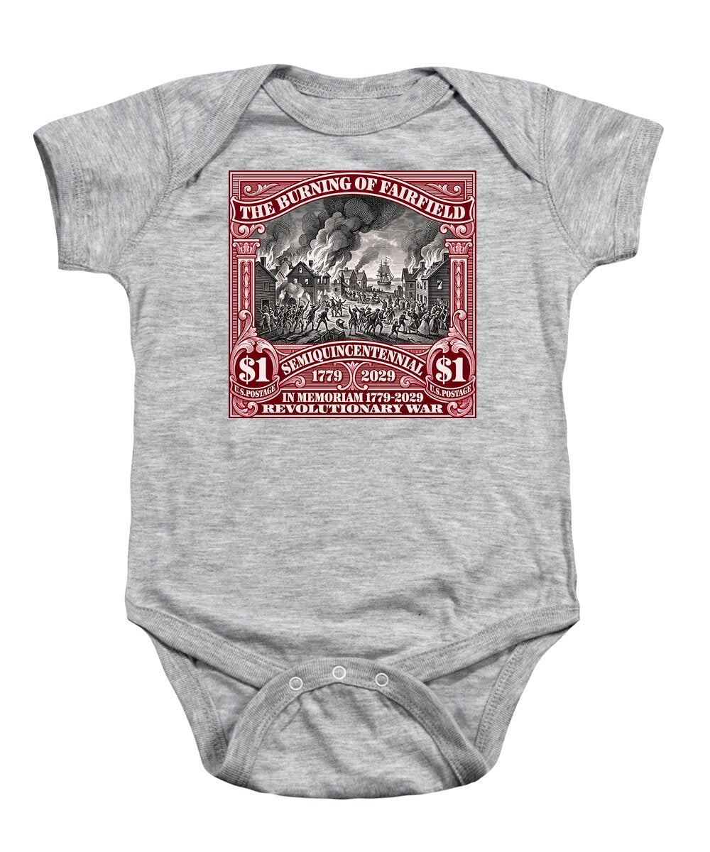 Burning of Fairfield $1 - Baby One-Piece