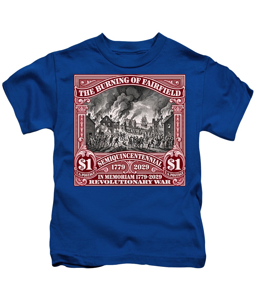 Burning of Fairfield $1 - Kids T-Shirt