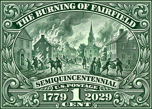 Burning of Fairfield 1c - Art Print