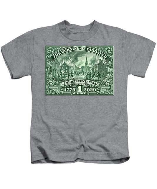 Burning of Fairfield 1c - Kids T-Shirt