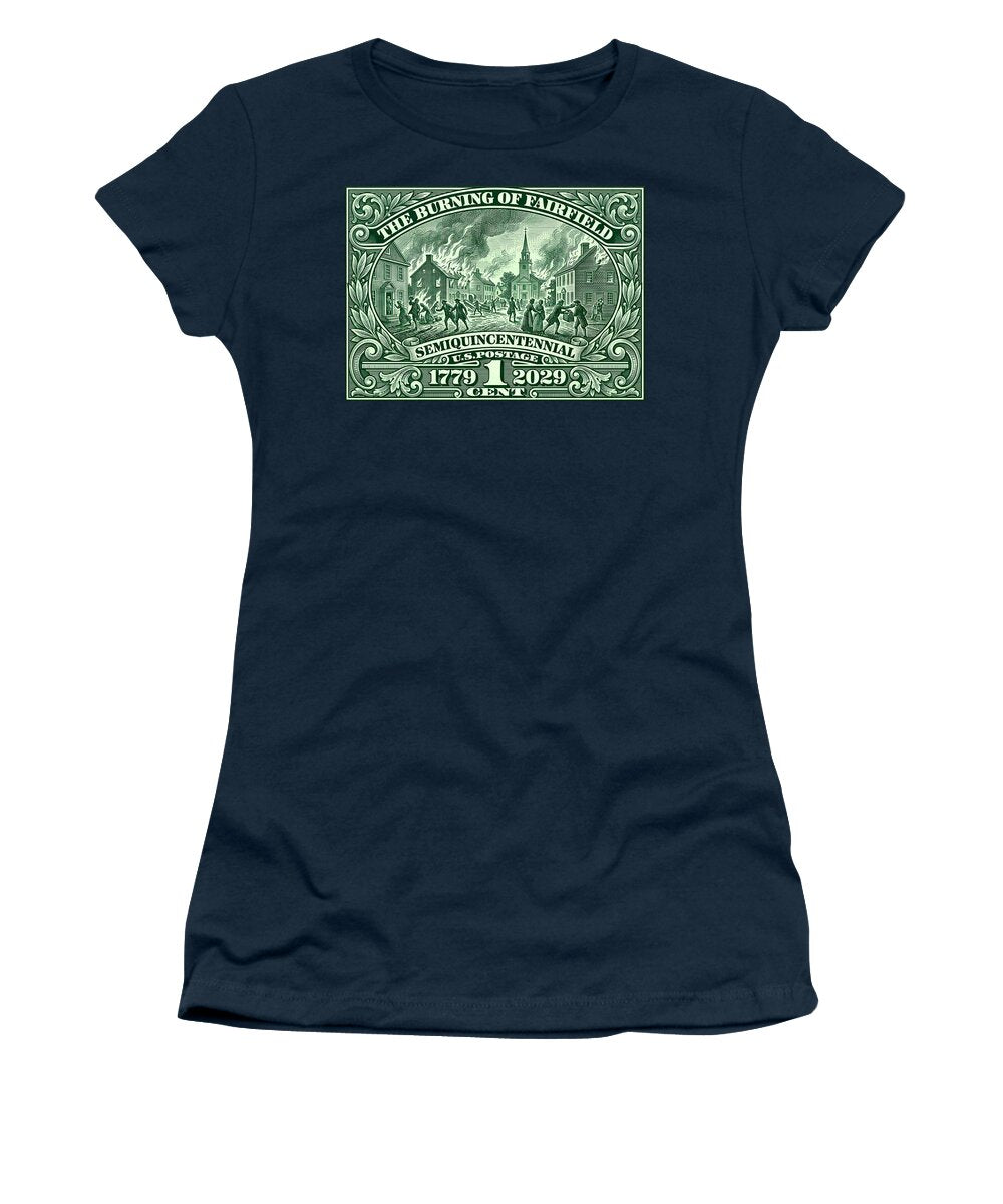 Burning of Fairfield 1c - Women's T-Shirt