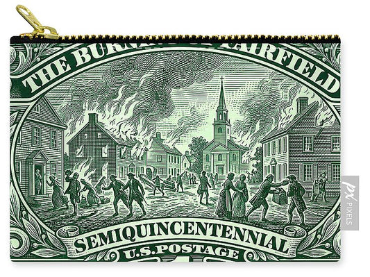 Burning of Fairfield 1c - Zip Pouch