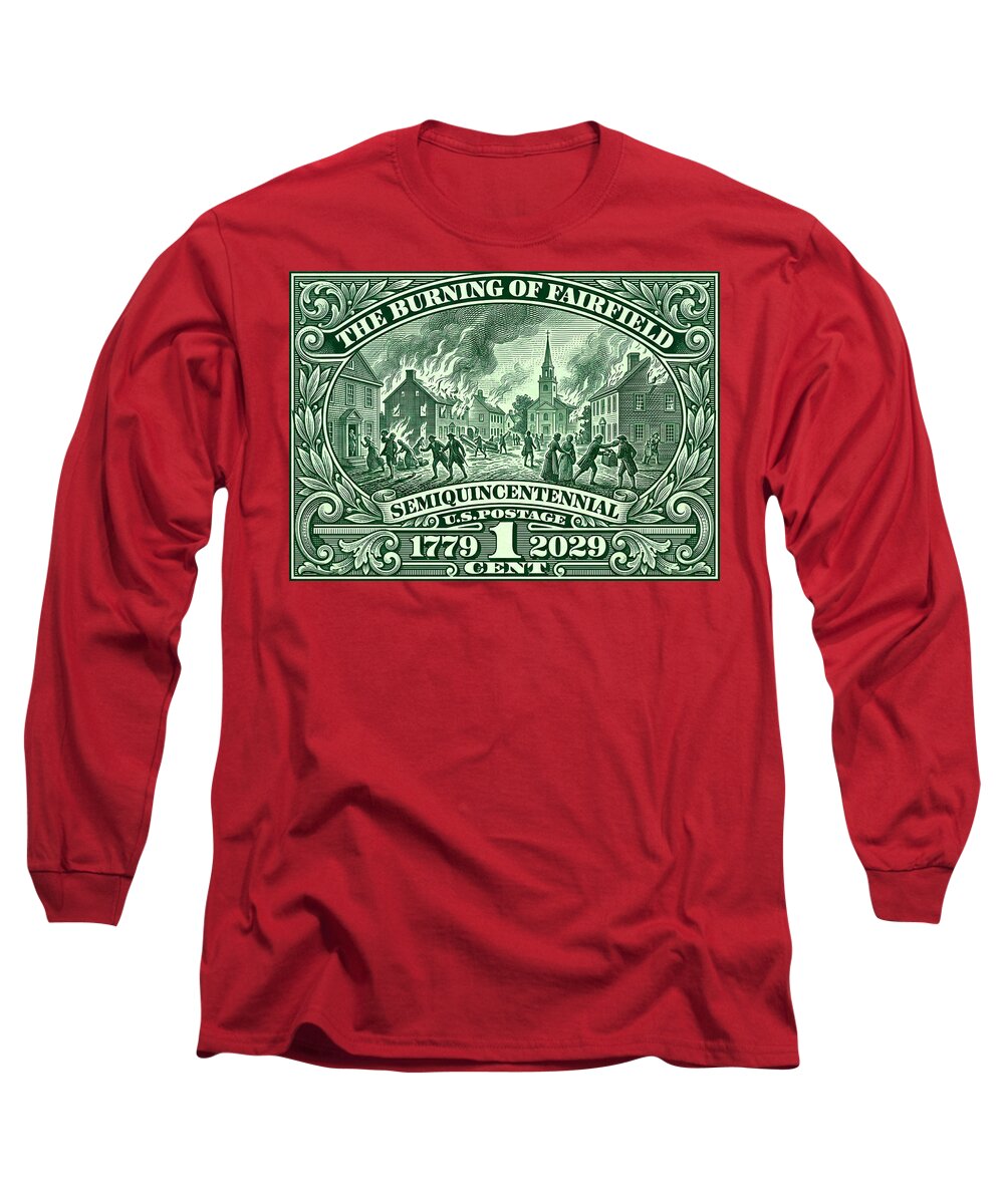 Burning of Fairfield 1c - Long Sleeve T-Shirt