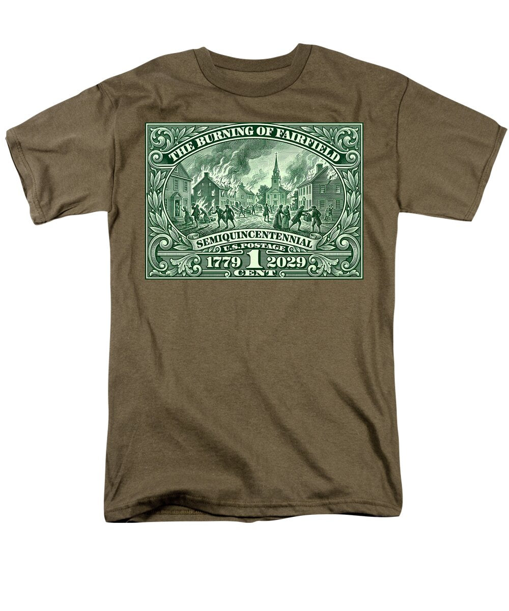 Burning of Fairfield 1c - Men's T-Shirt  (Regular Fit)