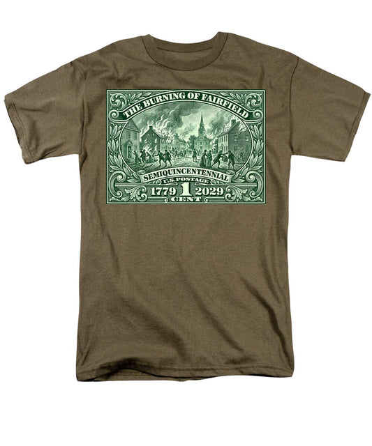 Burning of Fairfield 1c - Men's T-Shirt  (Regular Fit)