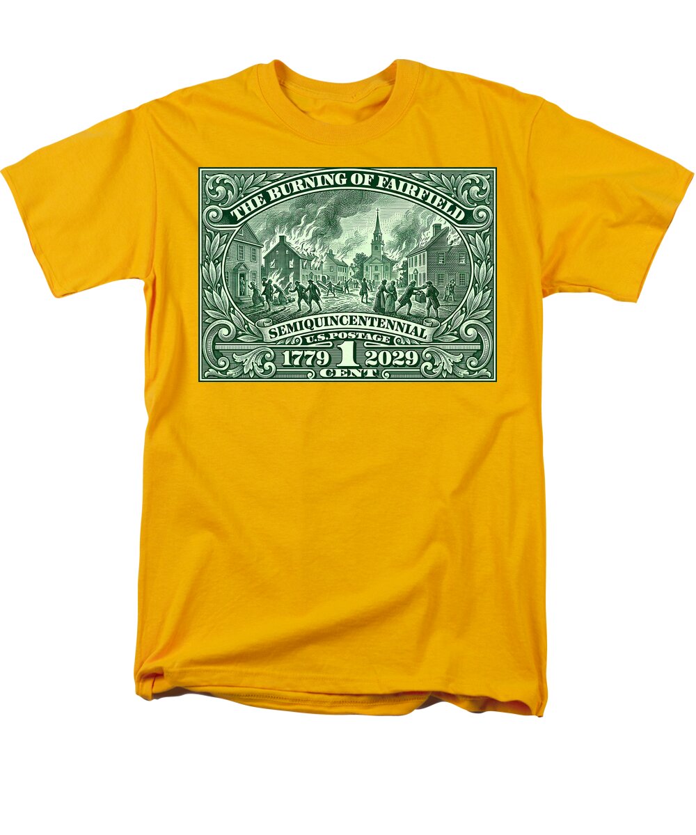 Burning of Fairfield 1c - Men's T-Shirt  (Regular Fit)