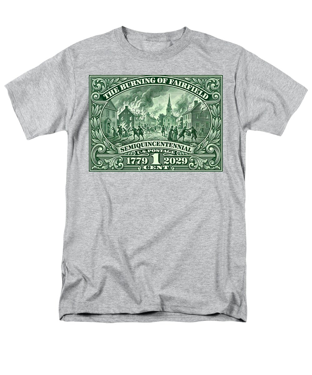 Burning of Fairfield 1c - Men's T-Shirt  (Regular Fit)