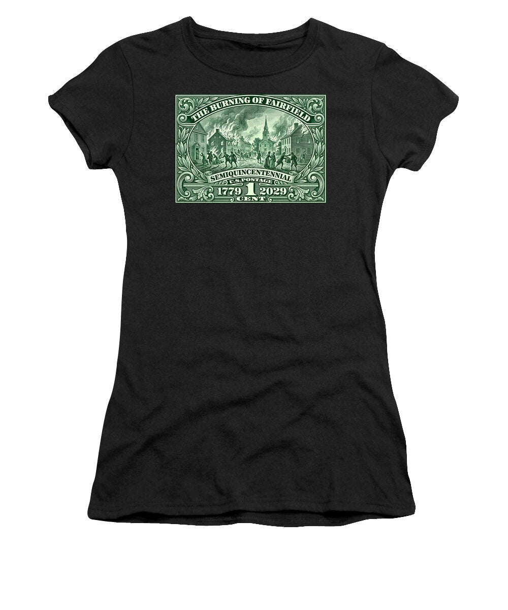 Burning of Fairfield 1c - Women's T-Shirt