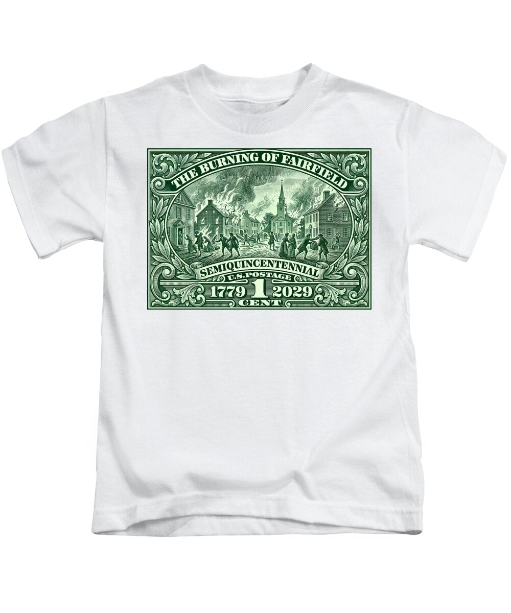Burning of Fairfield 1c - Kids T-Shirt