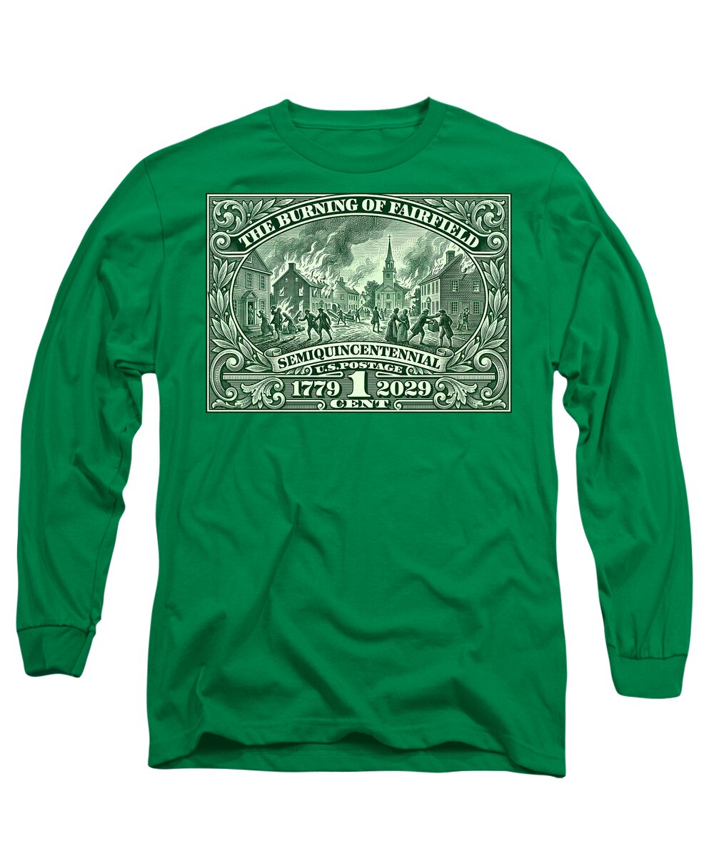 Burning of Fairfield 1c - Long Sleeve T-Shirt