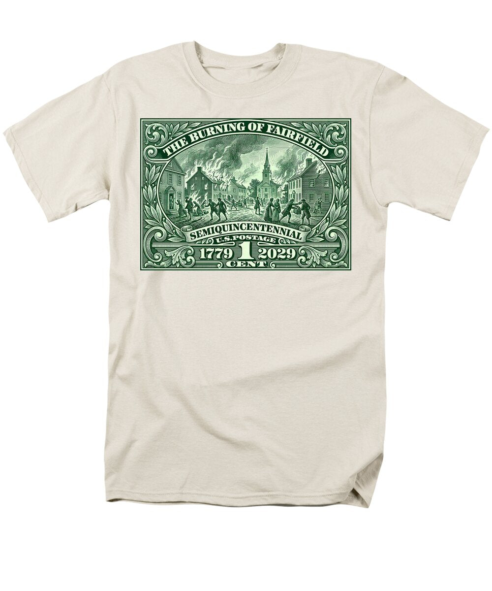 Burning of Fairfield 1c - Men's T-Shirt  (Regular Fit)
