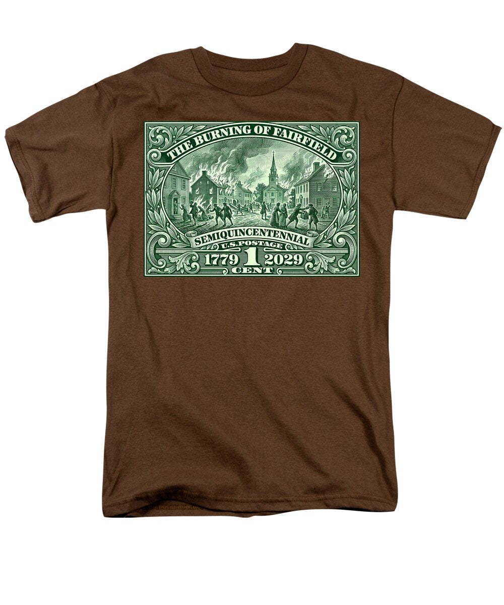 Burning of Fairfield 1c - Men's T-Shirt  (Regular Fit)