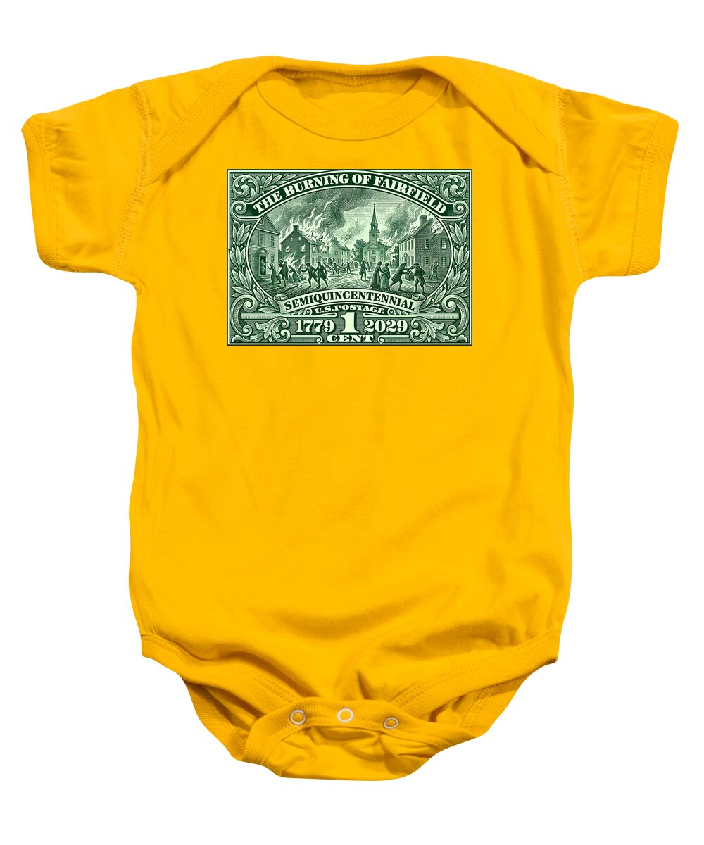 Burning of Fairfield 1c - Baby One-Piece