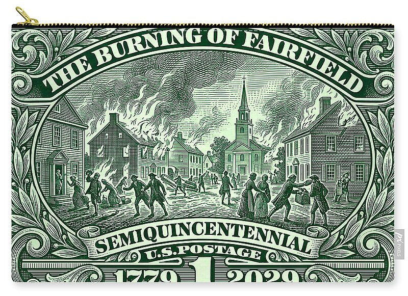 Burning of Fairfield 1c - Zip Pouch